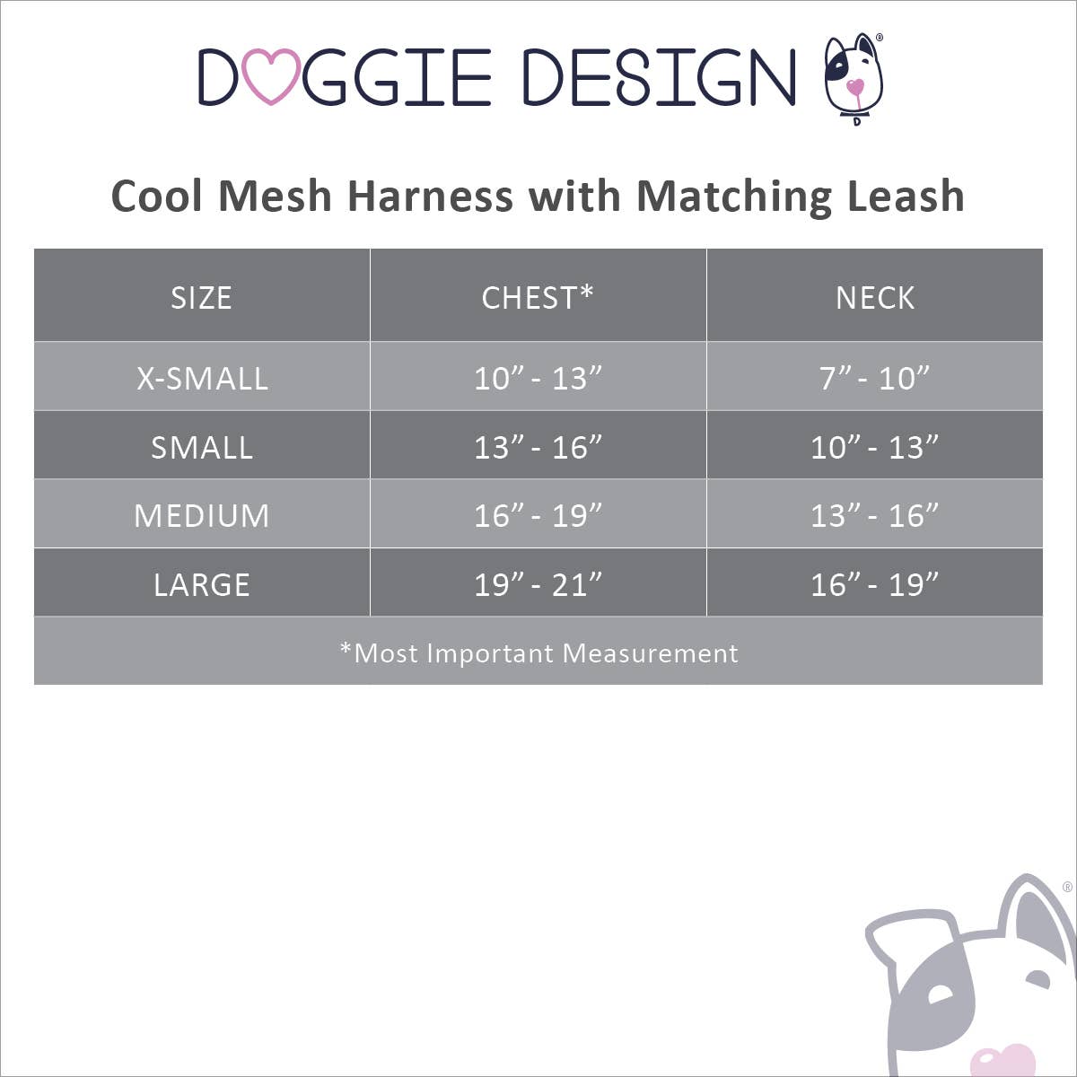 Cool Mesh Dog Harness - Blue Daisy: Small