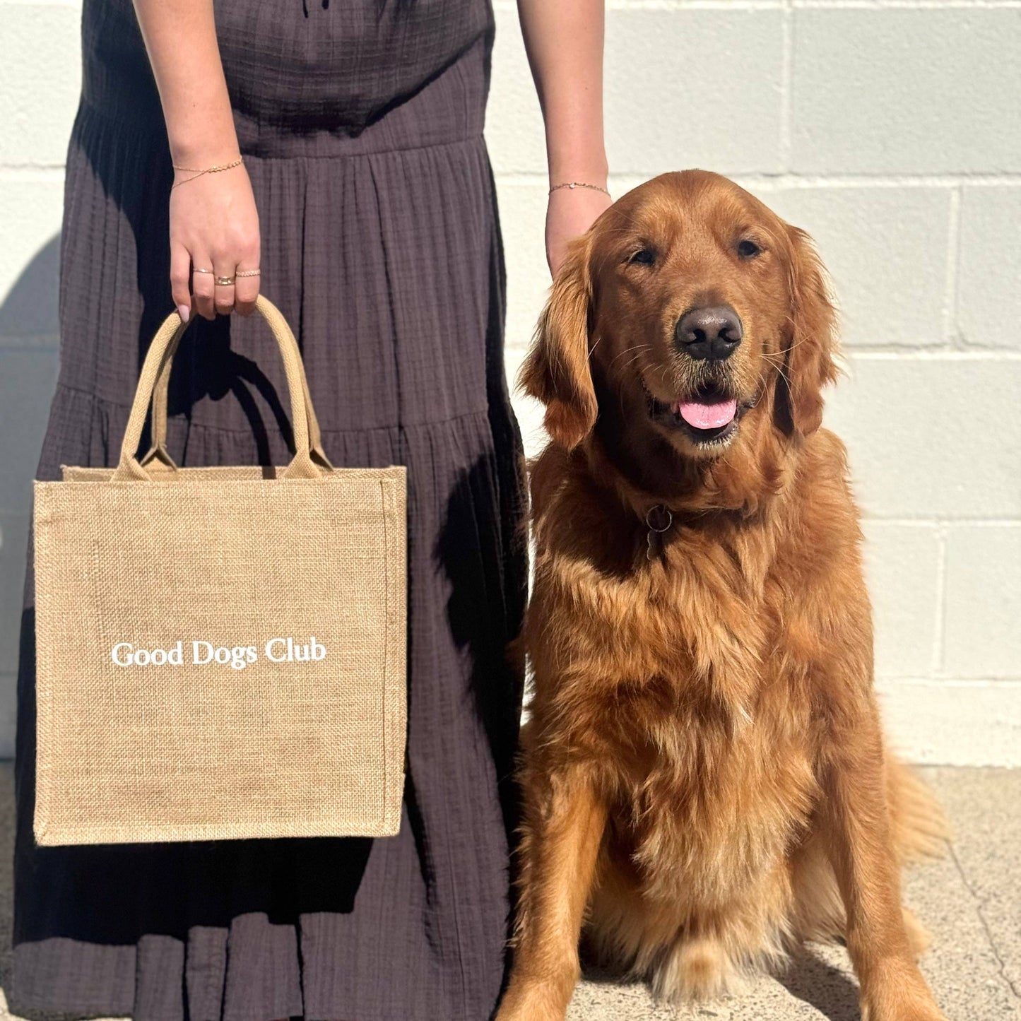 Good Dogs Club Jute Carrying Bag