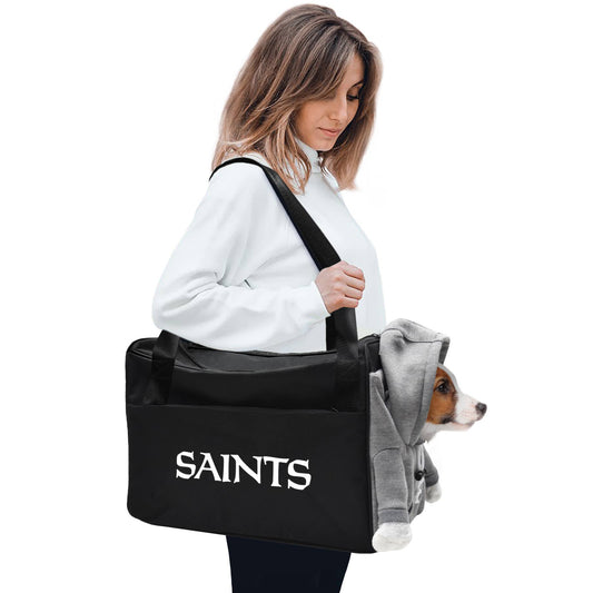NFL New Orleans Saints Furry Fan Pet Carrier