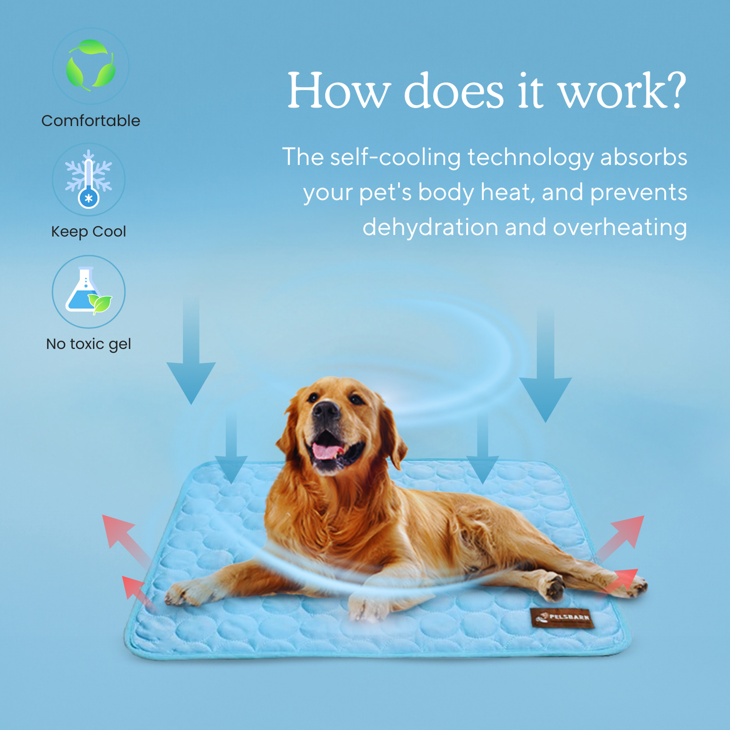 Cooling Mat - Pelsbarn πΎ: Beige / L
