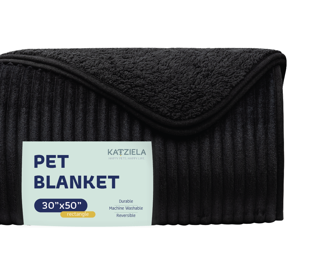 Premium Waterproof Sherpa Soft Throw Blanket's For Dog & Cat: Grey / Large 50x60 / Solid