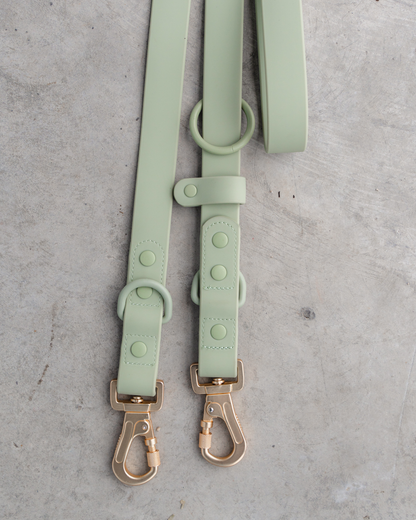 Hands Free Leash in Sage Green: 6 FT