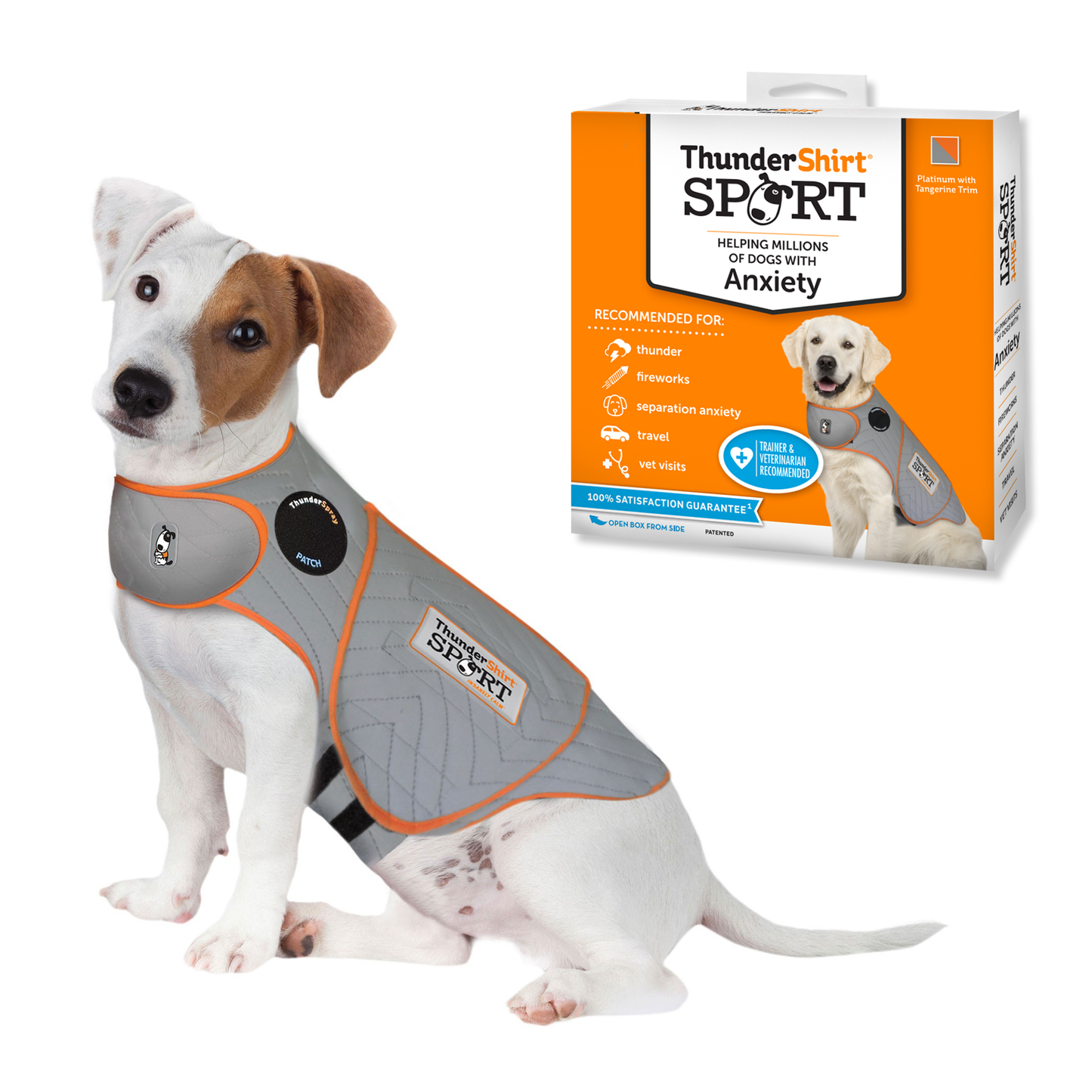 ThunderShirt for Dogs Platinum Sport - Dog Anxiety: XXLarge