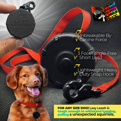 NEW! Lazy Leash! (2pc) Hangers - Pink, Aqua, Gray + Black