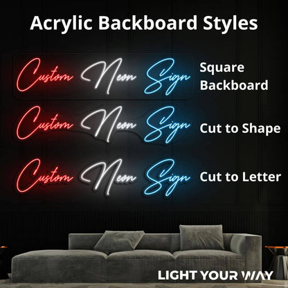 Custom Name Neon Logo Sign, Personalize Neon Led Sign Decor: Lucky Mother Pupper
