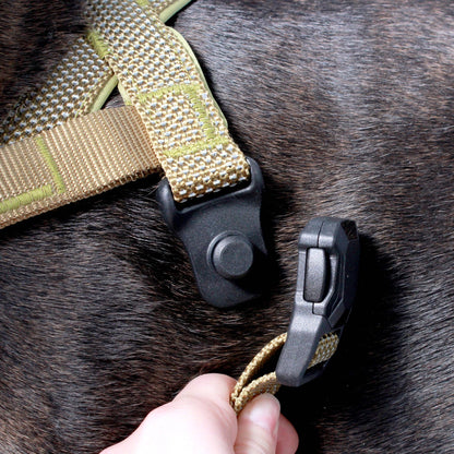 MAGNETIC QUICK CLIP HARNESS: Black / Small