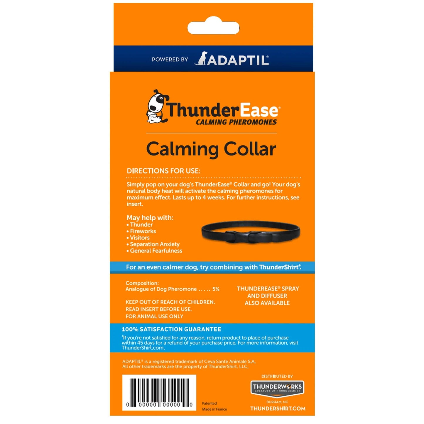 ThunderEase Dog Calming Collar: Small