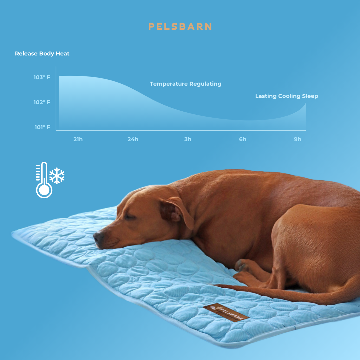 Cooling Mat - Pelsbarn 🐾: Beige / L