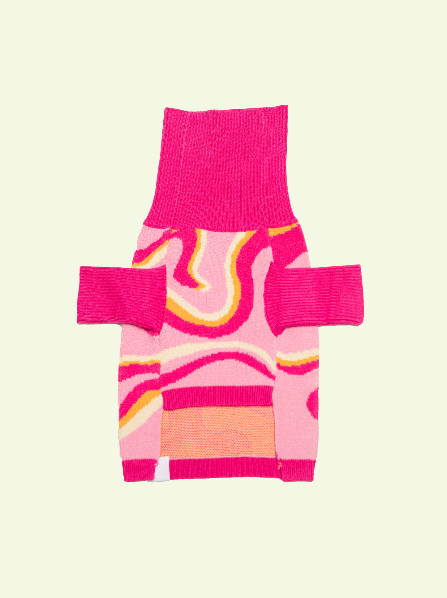 Pink Lemonade Pet Sweater: S