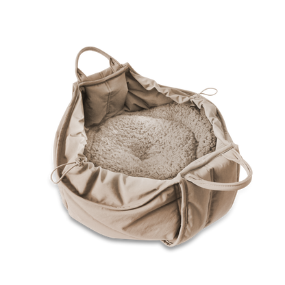 OLLA | PETITE PET CARRYCOT//DOG CARRIER: Camel
