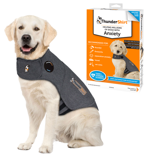 ThunderShirt For Dogs Heather Grey Classic - Dog Anxiety: XLarge