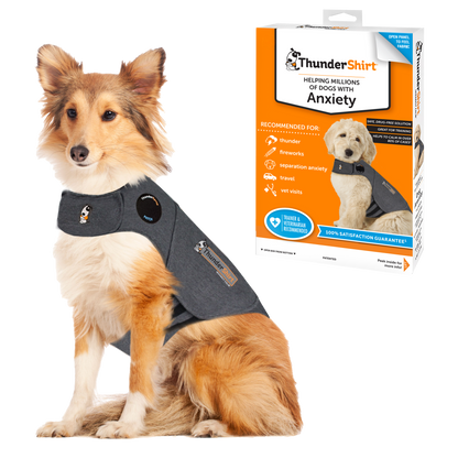 ThunderShirt For Dogs Heather Grey Classic - Dog Anxiety: XLarge