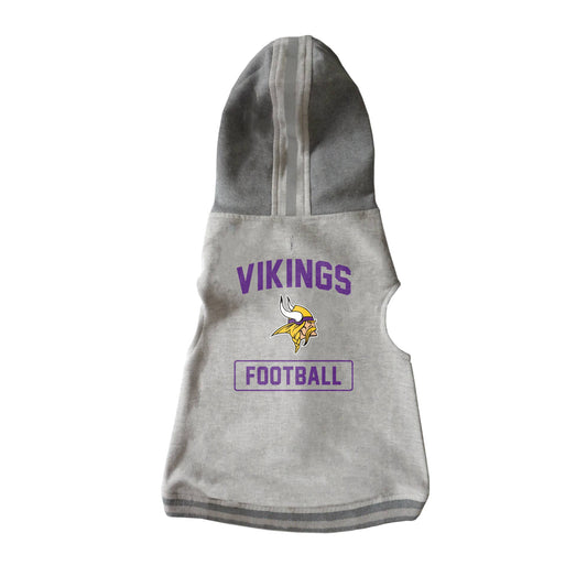NFL Minnesota Vikings Pet Hooded Crewneck: L