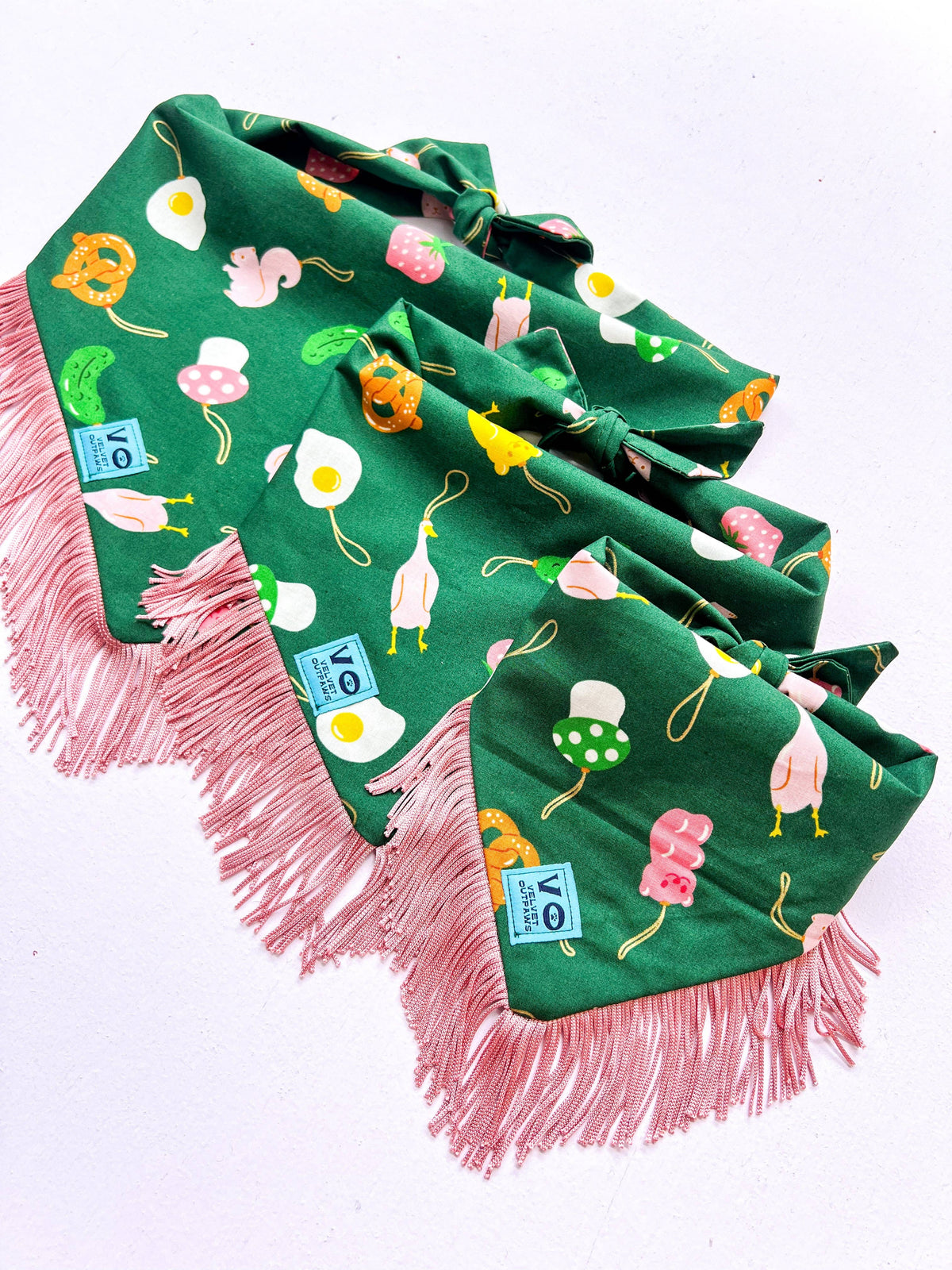 Merry Happy Ornaments Dog Bandana: Small