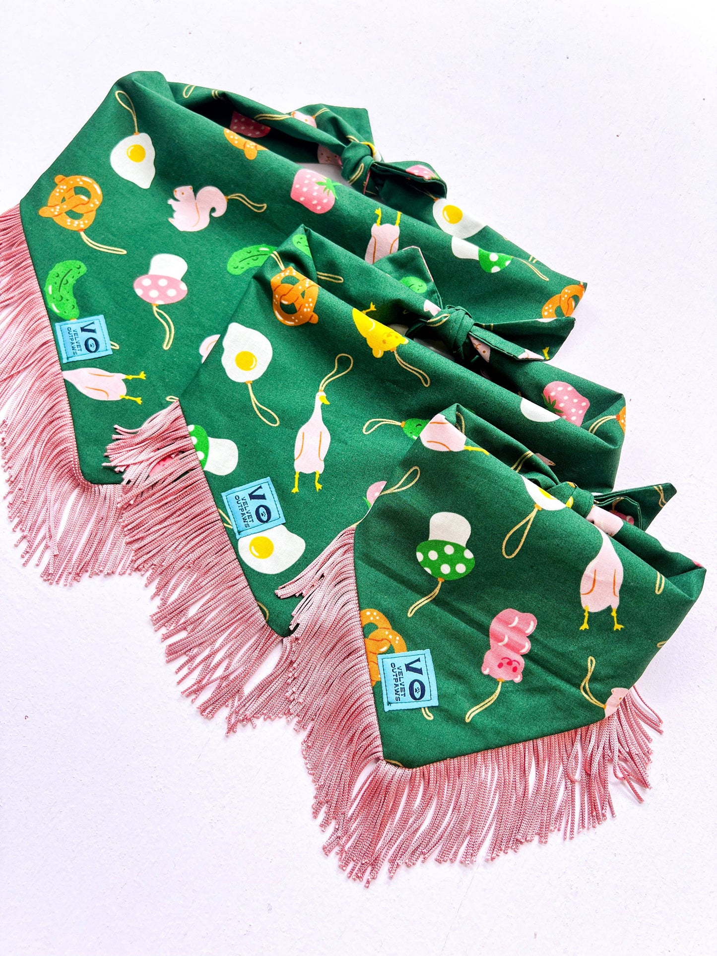 Merry Happy Ornaments Dog Bandana: Medium