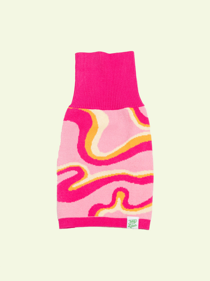 Pink Lemonade Pet Sweater: S