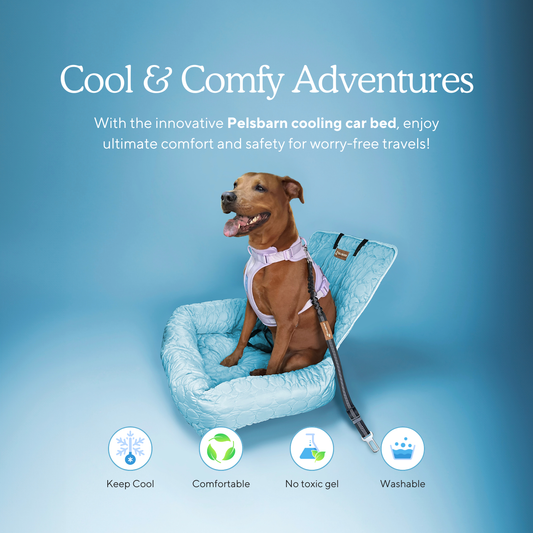 Cooling Car Bed Heat Relief - Pelsbarn 🐾: Beige / M