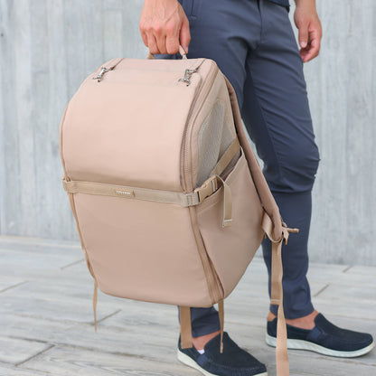 Traveler Pet Carrier Backpack | Dog Carrier | Cat Carrier: Desert