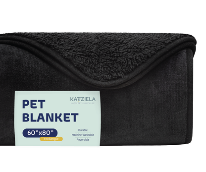 Premium Waterproof Sherpa Soft Throw Blanket's For Dog & Cat: Brown / Small 25x30 / Solid