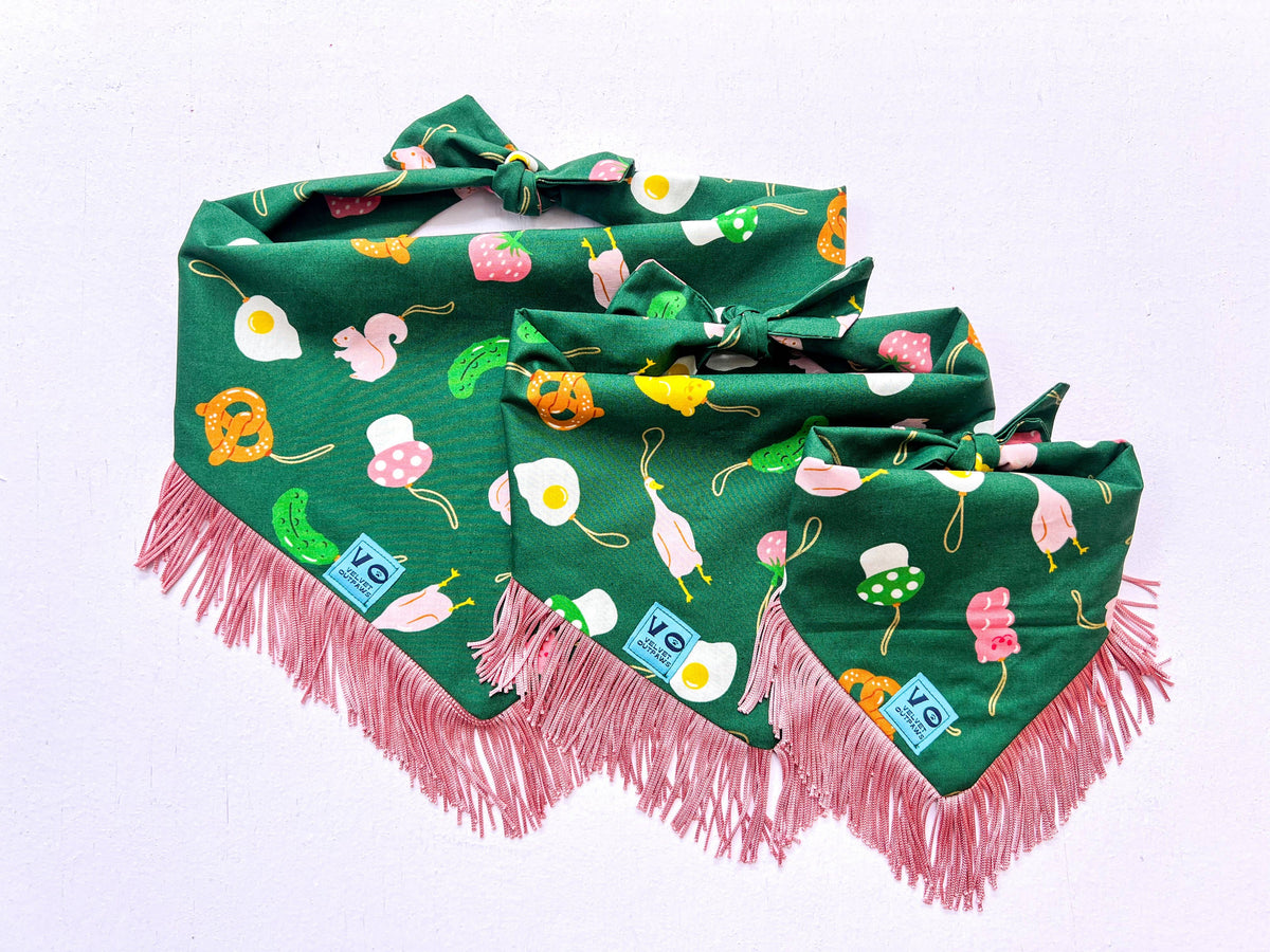 Merry Happy Ornaments Dog Bandana: Small