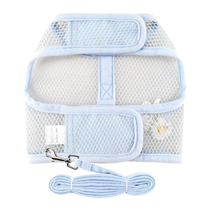Cool Mesh Dog Harness - Blue Daisy: Small