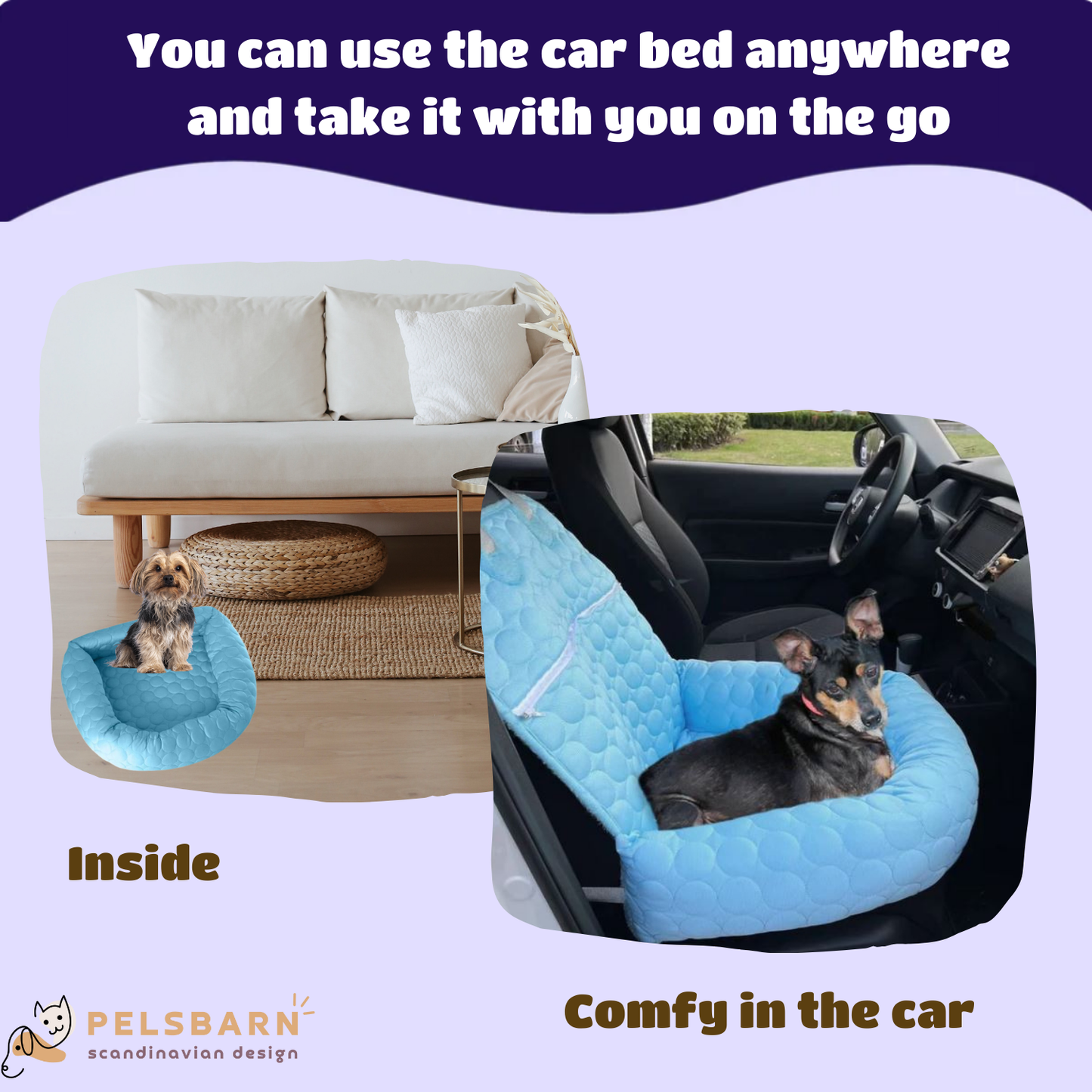 Cooling Car Bed Heat Relief - Pelsbarn 🐾: Beige / M