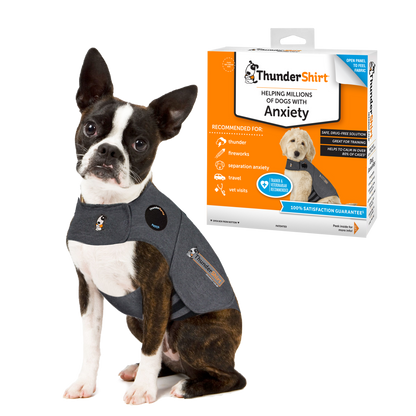 ThunderShirt For Dogs Heather Grey Classic - Dog Anxiety: XLarge