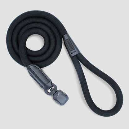 MAGNETIC QUICK CLIP ROPE LEASH: Blue / Medium/Large