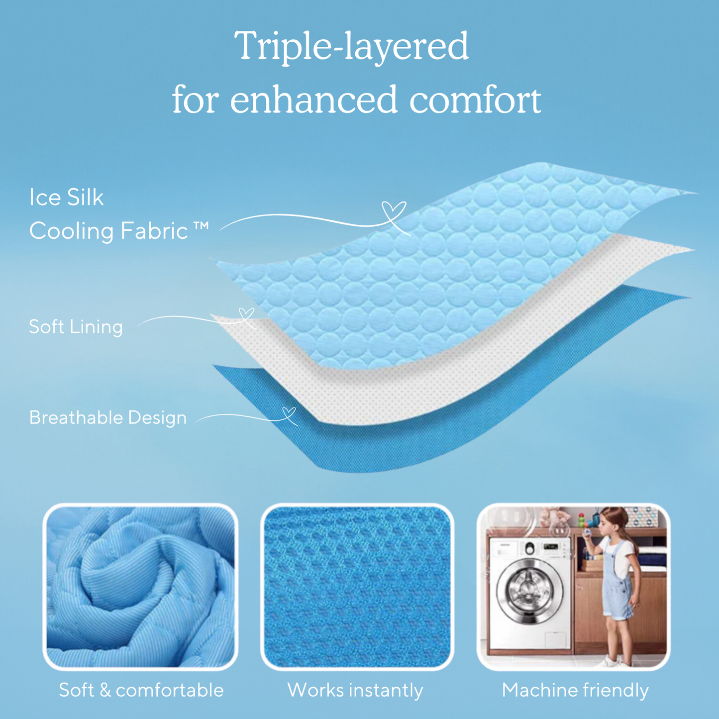 Cooling Mat - Pelsbarn 🐾: Beige / L